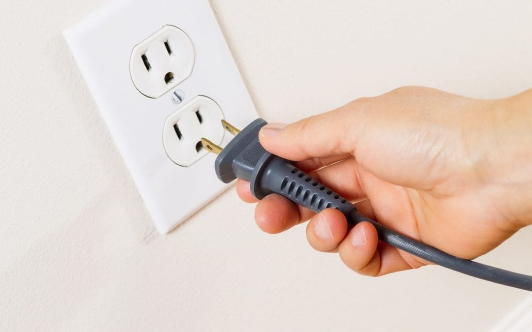shock when plugging in an appliance are signs of electrical problems