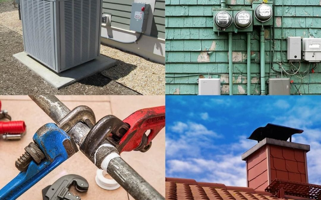 the components of a 4-point home inspection